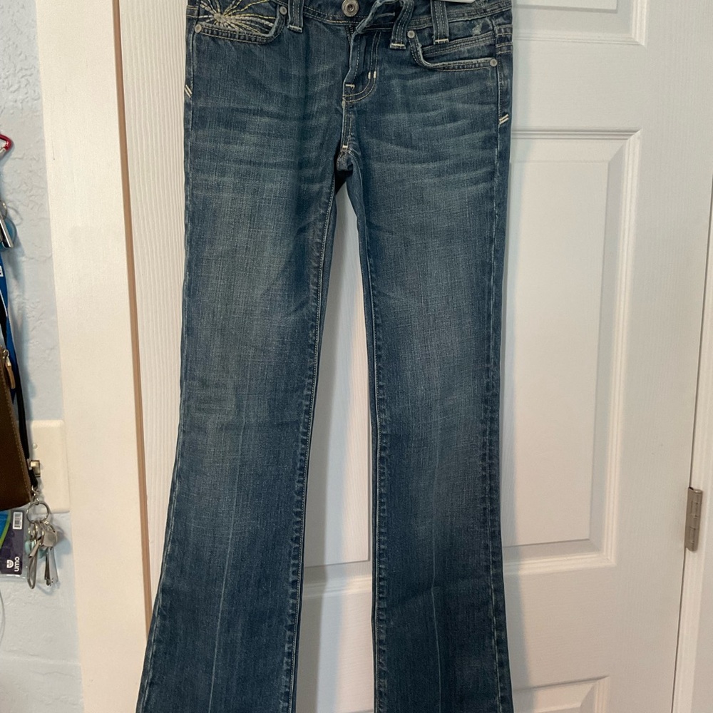 Miss Me Flare Jeans in Classic Blue